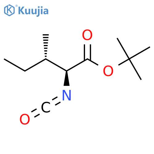tert-butyl (2S,3S)-2-isocyanato-3-methylpentanoate structure