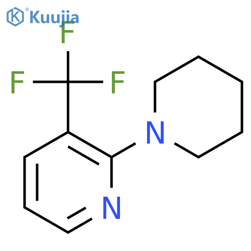 2-Piperidino-3-(trifluoroMethyl)pyridine structure