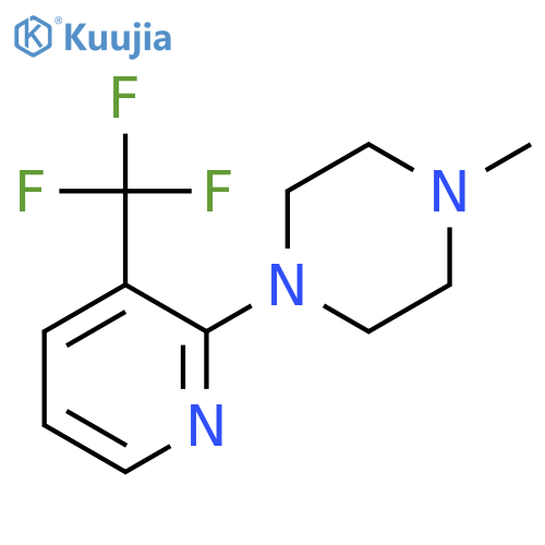 1-Methyl-4-(3-trifluoromethyl-pyridin-2-yl)-piperazine structure