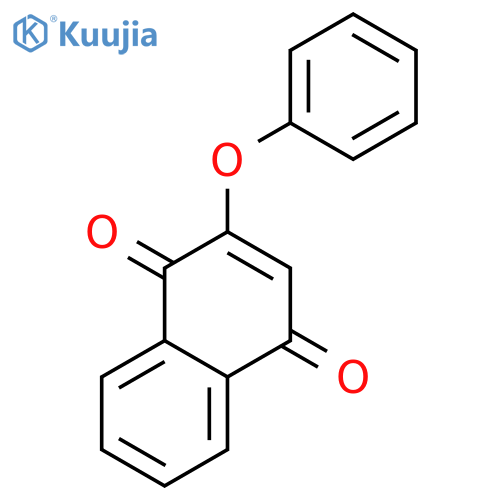 2-Phenoxynaphthalene-1,4-dione structure