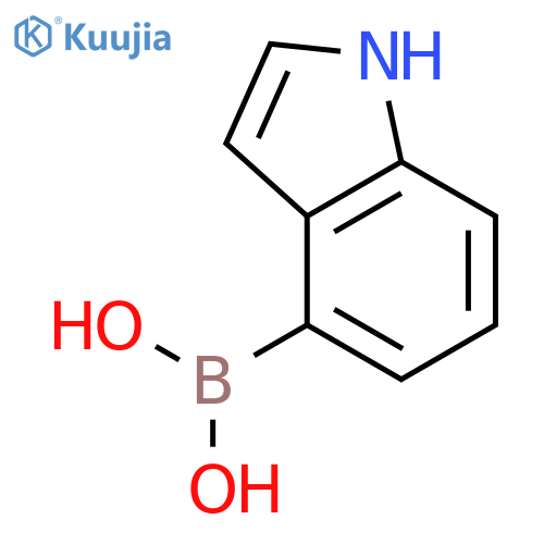 (1H-indol-4-yl)boronic acid structure