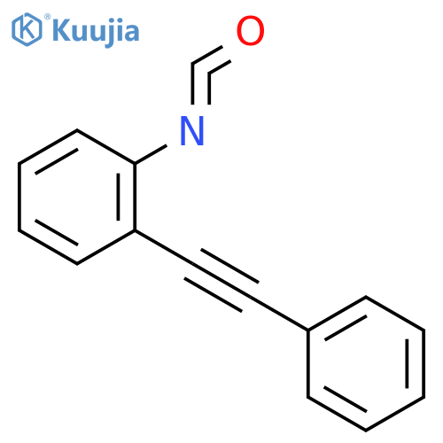 Benzene, 1-isocyanato-2-(phenylethynyl)- structure