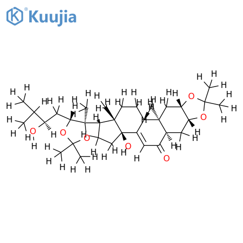 24-epi-pterosterone 2,3:20,22-diacetonide structure