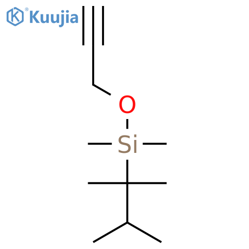 Silane, dimethyl(2-propynyloxy)(1,1,2-trimethylpropyl)- structure