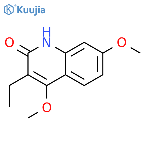 3-Ethyl-4,7-dimethoxyquinolin-2(1H)-one structure