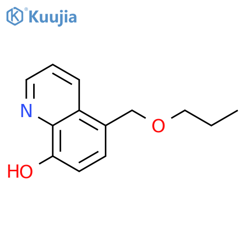 5-(propoxymethyl)quinolin-8-ol structure
