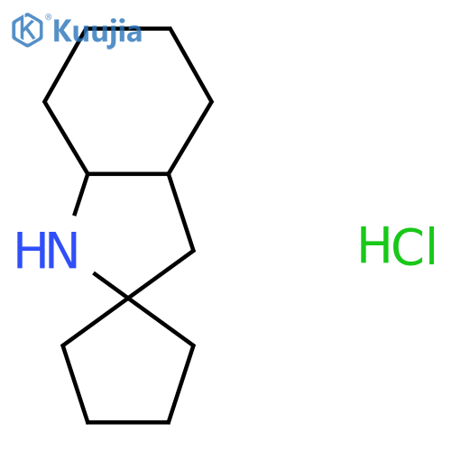Octahydrospiro[cyclopentane-1,2'-indole] hydrochloride structure
