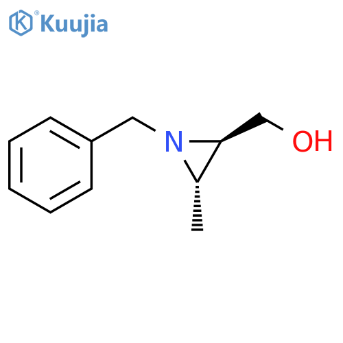 2-Aziridinemethanol, 3-methyl-1-(phenylmethyl)-, (2R,3S)-rel- structure