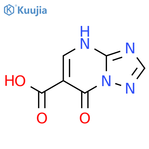 7-oxo-4,7-dihydro1,2,4triazolo1,5-apyrimidine-6-carboxylic acid structure