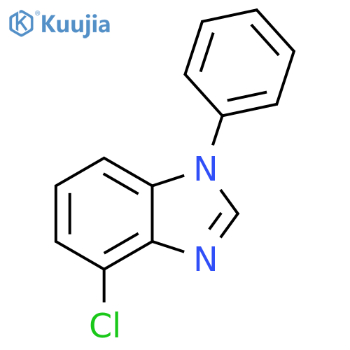 1H-Benzimidazole, 4-chloro-1-phenyl- structure