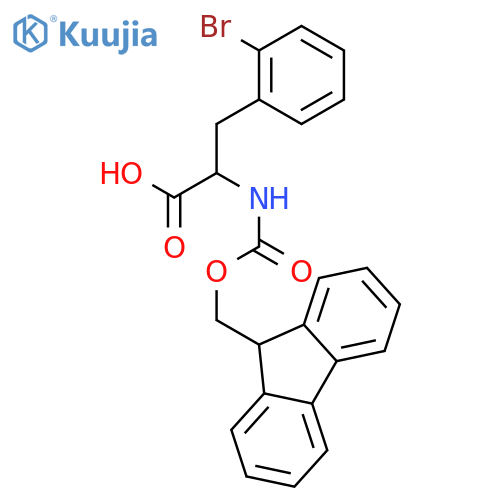 Fmoc-L-2-Bromophenylalanine structure