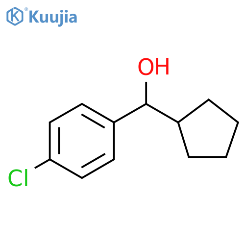 Cyclopentyl (4-chlorophenyl)methanol structure