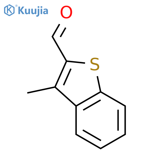 3-methyl-1-benzothiophene-2-carbaldehyde structure