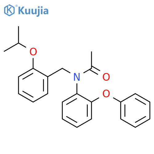 Acetamide, N-[[2-(1-methylethoxy)phenyl]methyl]-N-(2-phenoxyphenyl)- structure