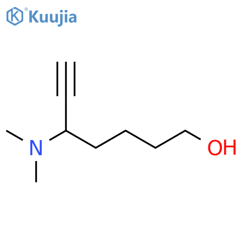5-(Dimethylamino)hept-6-YN-1-OL structure