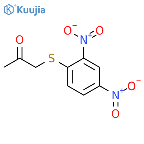 2-Propanone,1-[(2,4-dinitrophenyl)thio]- structure