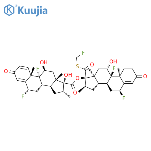 Fluticasone Dimer Impurity (~90%) structure