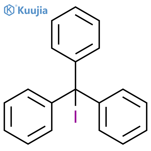 Benzene,1,1',1''-(iodomethylidyne)tris- structure