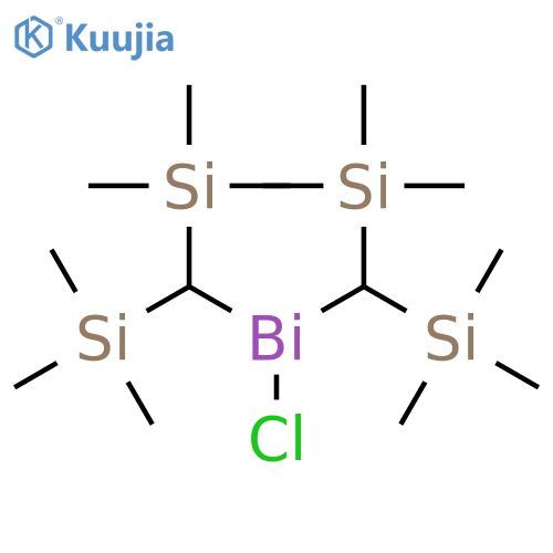 Bismuthine, bis[bis(trimethylsilyl)methyl]chloro- structure