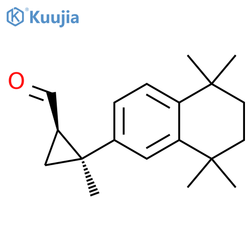 (1R,2S)-2-Methyl-2-(5,6,7,8-tetrahydro-5,5,8,8-tetramethyl-2-naphthalenyl)cyclopropanecarboxaldehyde structure