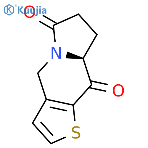 Thieno[3,2-f]indolizine-6,9(4H,7H)-dione, 8,8a-dihydro-, (8aS)- structure