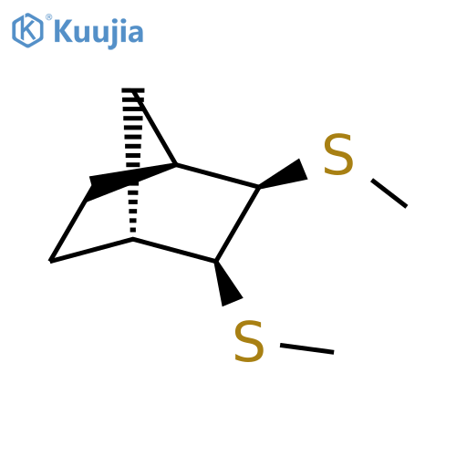 Bicyclo[2.2.1]heptane, 2,3-bis(methylthio)-, (1R,2S,3R,4S)-rel- structure