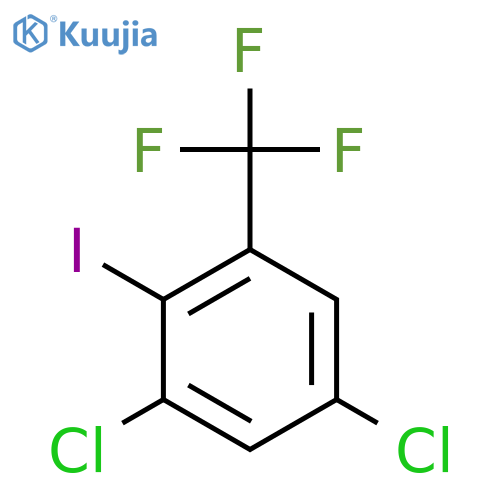 1,5-Dichloro-2-iodo-3-(trifluoromethyl)benzene structure