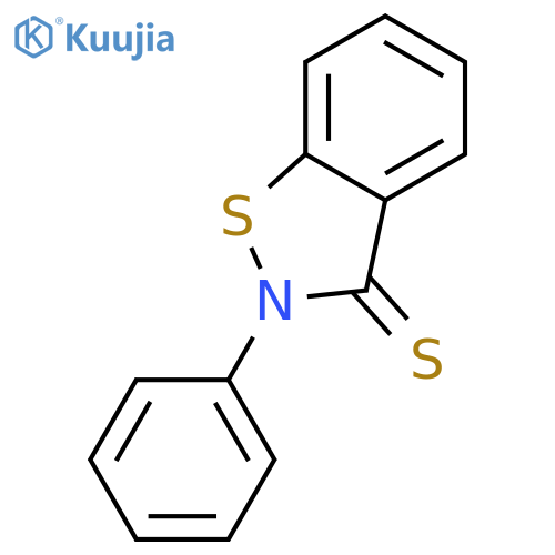 1,2-Benzisothiazole-3(2H)-thione,2-phenyl- structure