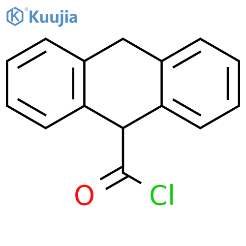 9-Anthracenecarbonyl chloride, 9,10-dihydro- structure