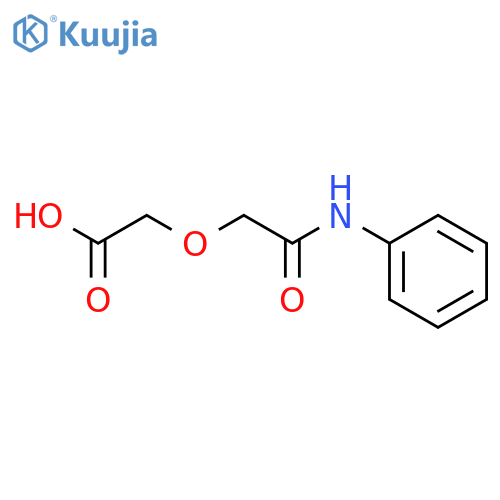 (2-Anilino-2-oxoethoxy)acetic acid structure