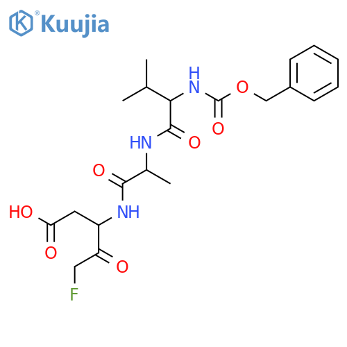 Z-Val-Ala-DL-Asp-fluoromethylketone structure