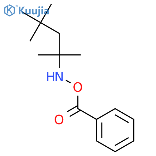 2-Pentanamine, N-(benzoyloxy)-2,4,4-trimethyl- structure