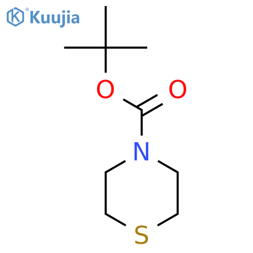 tert-Butyl thiomorpholine-4-carboxylate structure