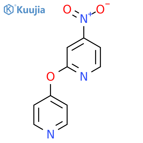 4-Nitro-2-(pyridin-4-yloxy)pyridine structure