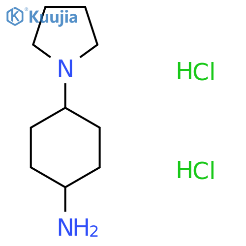 (4-Pyrrolidin-1-ylcyclohexyl)amine dihydrochloride structure