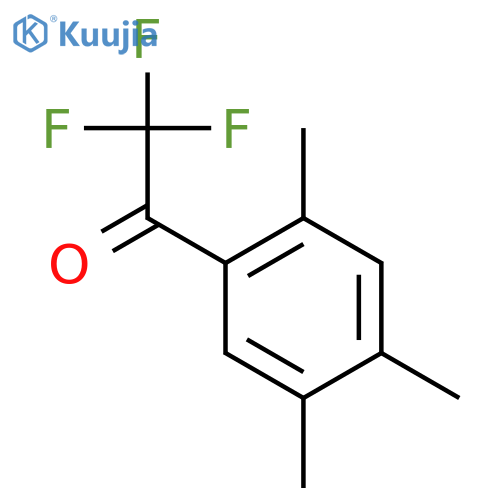 2,2,2-trifluoro-1-(2,4,5-trimethylphenyl)ethanone structure