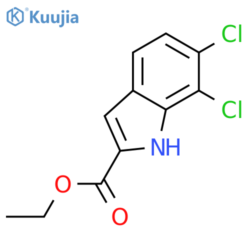 Ethyl 6,7-Dichloro-1h-Indole-2-Carboxylate structure