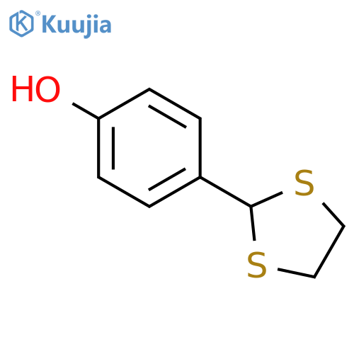 4-(1,3-Dithiolan-2-yl)phenol structure