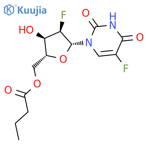 Uridine, 2'-deoxy-2',5-difluoro-, 5'-butanoate structure