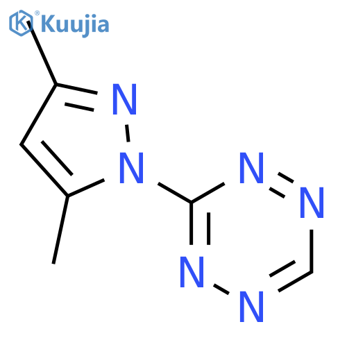 1,2,4,5-Tetrazine, 3-(3,5-dimethyl-1H-pyrazol-1-yl)- structure