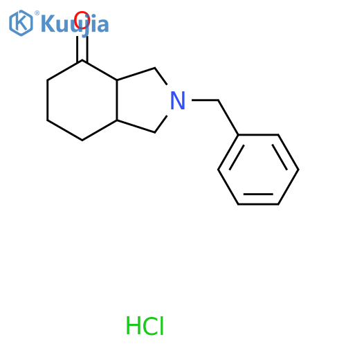 2-Benzyloctahydro-4H-isoindol-4-one hydrochloride structure