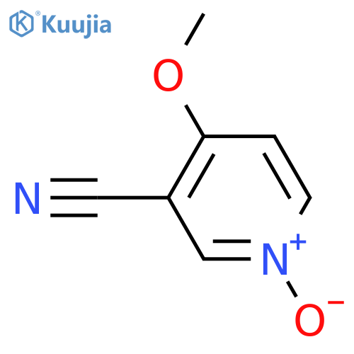 3-Pyridinecarbonitrile,4-methoxy-,1-oxide(9CI) structure