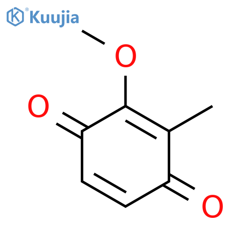 2,5-Cyclohexadiene-1,4-dione,2-methoxy-3-methyl- structure