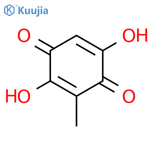 2,5-Cyclohexadiene-1,4-dione, 2,5-dihydroxy-3-methyl- structure