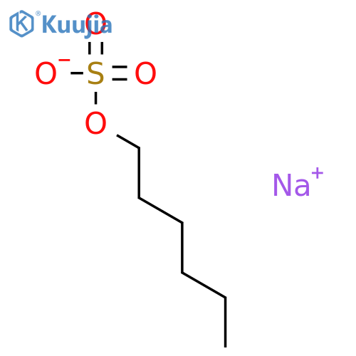 Sulfuric acid,monohexyl ester, sodium salt (1:1) structure