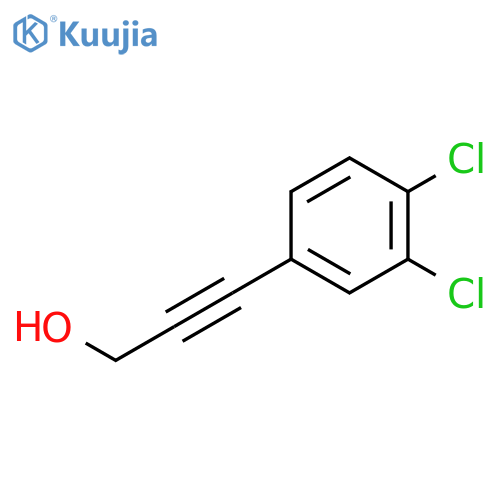 3-(3,4-dichlorophenyl)prop-2-yn-1-ol structure