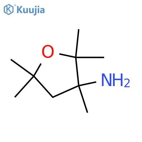 2,2,3,5,5-Pentamethyloxolan-3-amine structure