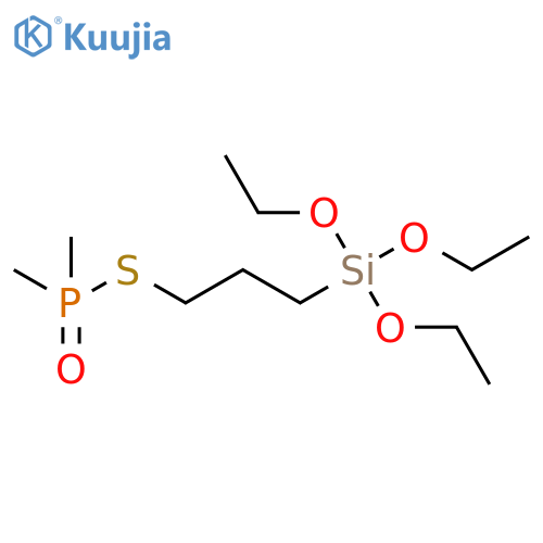 Phosphinothioic acid, dimethyl-, S-[3-(triethoxysilyl)propyl] ester structure