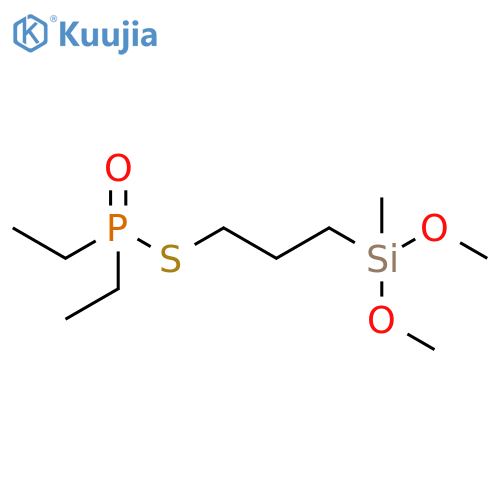 Phosphinothioic acid, diethyl-, S-[3-(dimethoxymethylsilyl)propyl] ester structure