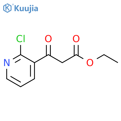 Ethyl 3-(2-chloropyridin-3-yl)-3-oxopropanoate structure